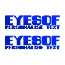 Load image into Gallery viewer, Personalised - Reflective EYESOF Text x 2
